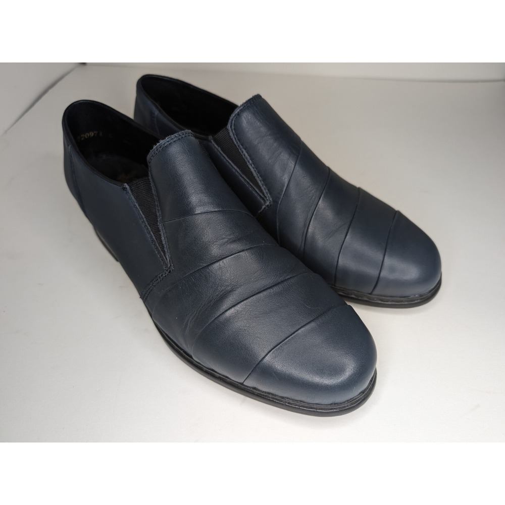 Rieker Slip‎ On Mules Clogs Loafer Navy Blue Women's Size 6